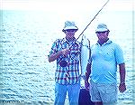 That's me, Joe Reynolds, on the left with my first bonefish near Key West. Guide is Bob Montgomery. The fish earned me an award for the largest bonefish in the Key West Fishing Tournament in 1976.
