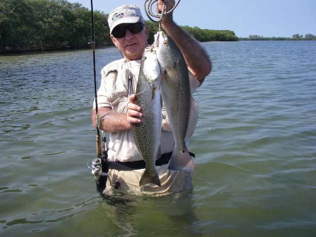 redfish and trout