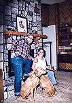 Inky and Mary Moore at their home near Carlisle, Pennsylvania. Inky was a long-time fishing buddy, an avid fly fisherman, and served on the Pennsylvania Fish Commission.