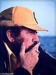 Portrait of Earl Shelsby, one time outdoors editor for the Baltimore Morning Sun. Late 70s.