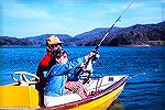 Marty Rouse and Jennifer Reynolds on Fontana Lake in North Carolina. Mid 70s.