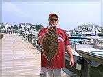Twenty-four inch flounder caught on the caught on the BayBee in Ocean City, Maryland.