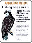Dispose of old fishing line properly.